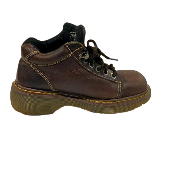 Dr Martens 8542 Vintage Brown Chunky Lace Up Boot Made in England Women's Size 6 - Picture 6 of 8